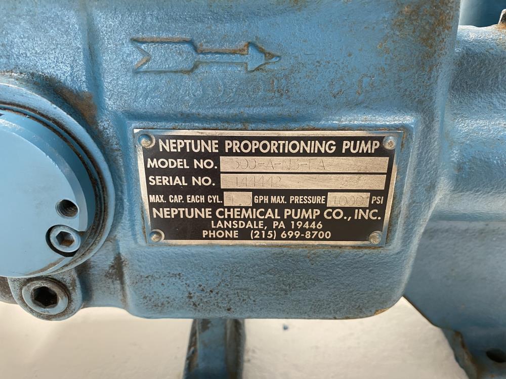 Neptune 1.0 GPH Proportioning Pump 500-A-N3-FA